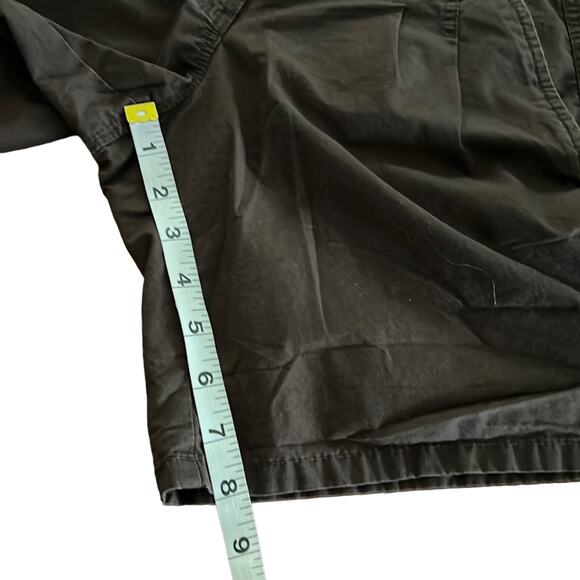 Ann Taylor Loft Size 0 Brown Casual Shorts Convertible Length Pleated Twill - Picture 7 of 9